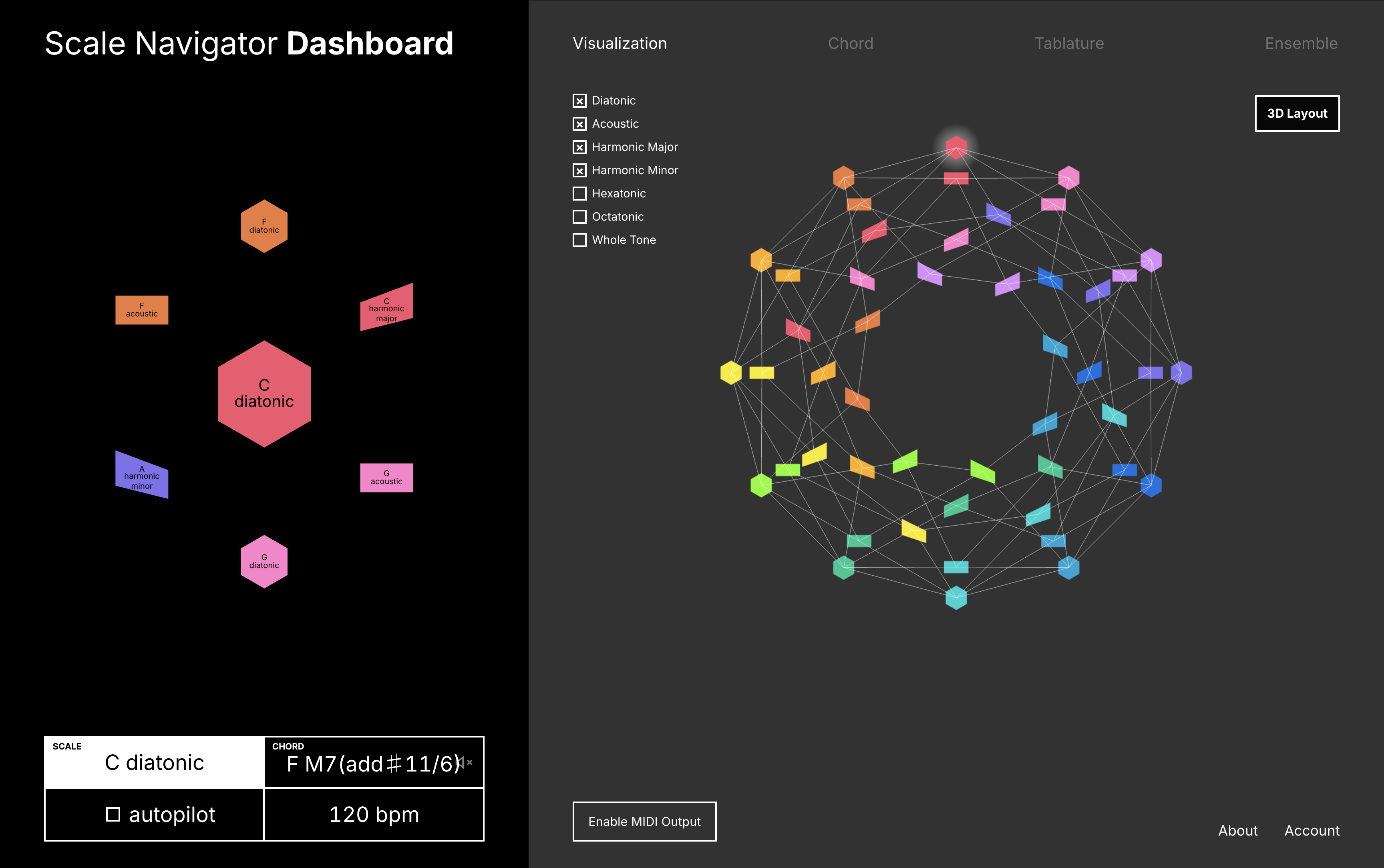 Scale Navigator: Explore, Capture, & Share Harmony